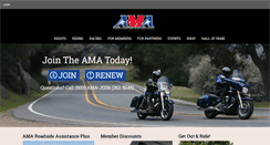 Desktop Screenshot of americanmotorcyclist.com